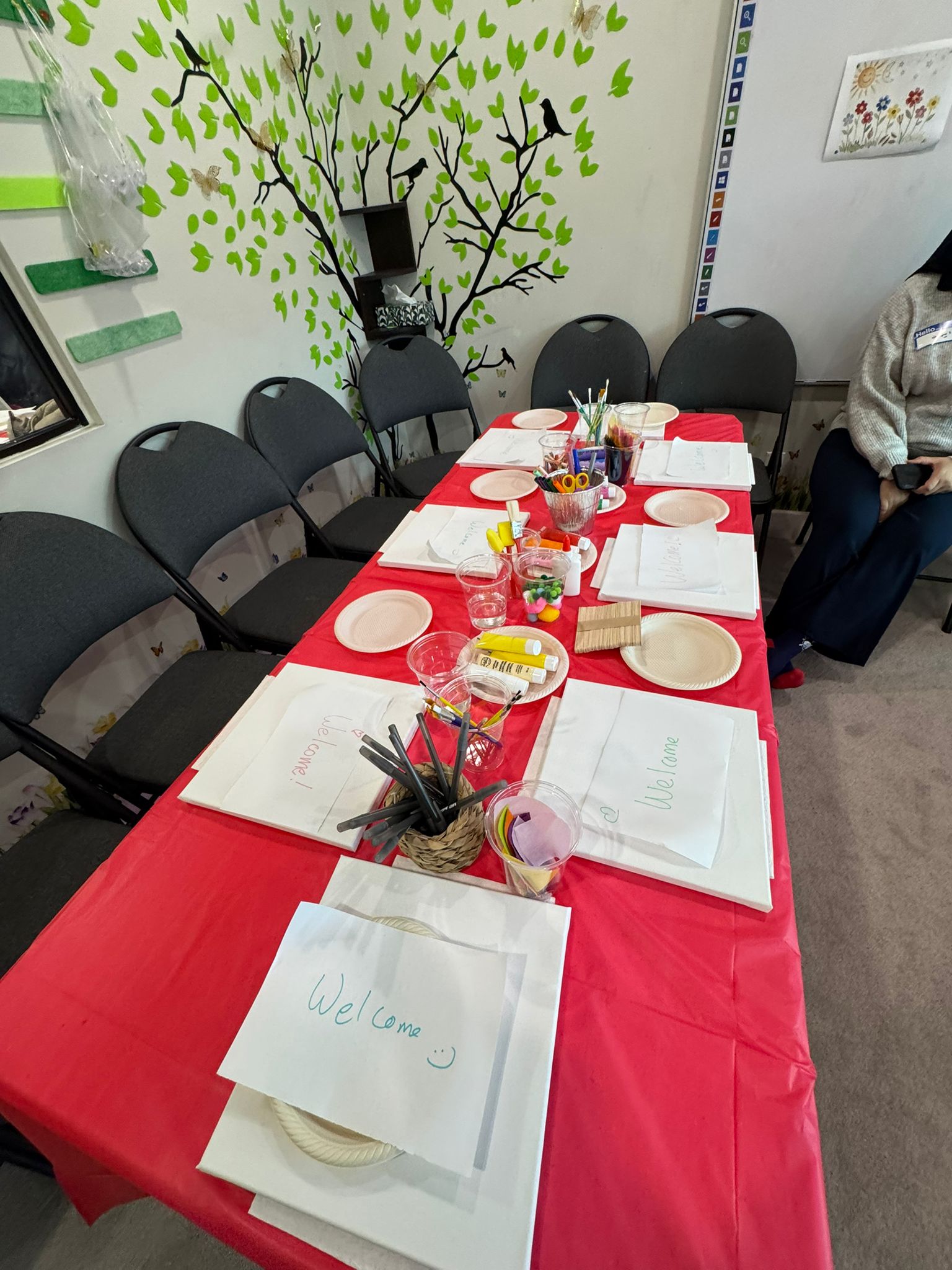 Palestine art therapy session 8