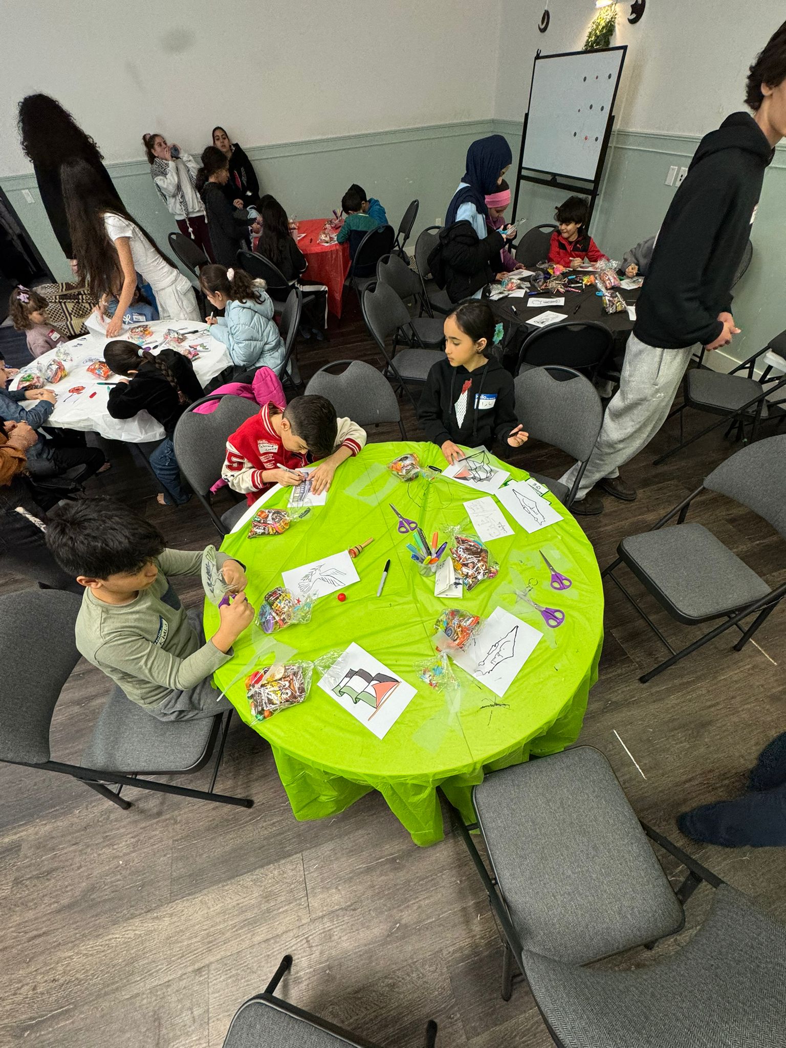 Palestine art therapy session 10